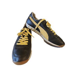 PUMA Men's Easy Rider III Leather Sneakers Brown Size 11.5